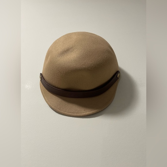 NWT Janie & Jack Tan & Brown Riding Cap Size 2T-3 - Picture 2 of 9